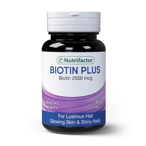 Biotin Plus - Best Biotin Tablets for Hair Growth Nutrifactor UAE