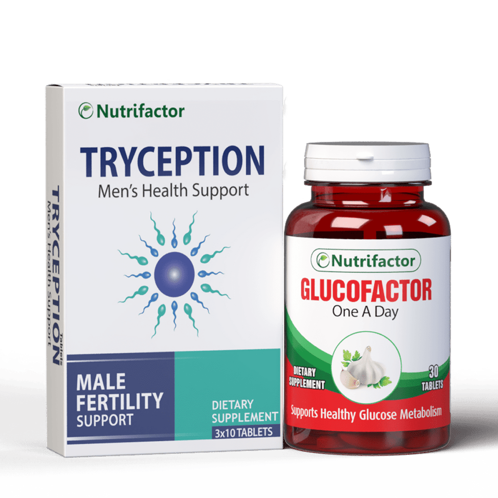 Tryception & Glucofactor - Male Fertility & Diabetes Support Bundle
