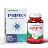 Tryception & Glucofactor - Male Fertility & Diabetes Support Bundle