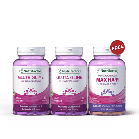2 Gluta Glime + 1 Free Max Hair Nutrifactor UAE 2 Gluta Glime + 1 Free Max Hair Nutrifactor UAE