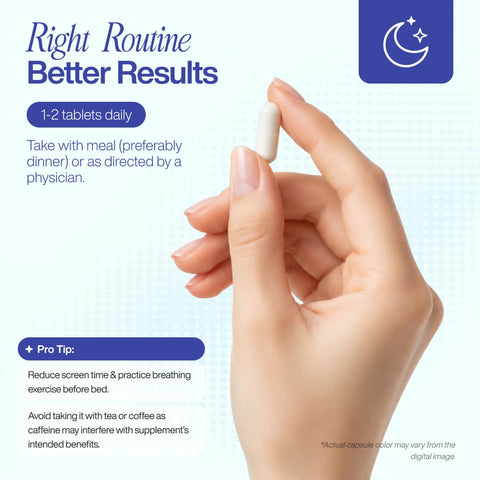 Glycinex - Magnesium Glycinate 500mg + Vitamin D3 & Zinc