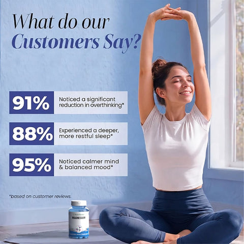Magnesium 500mg - Relieves Cramps, Boosts Mood, Supports Sleep & Heart Health