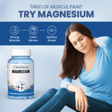 Magnesium 500mg - Relieves Cramps, Boosts Mood, Supports Sleep & Heart Health