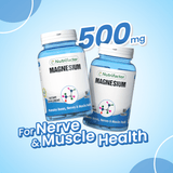 Magnesium 500mg - Relieves Cramps, Boosts Mood, Supports Sleep & Heart Health