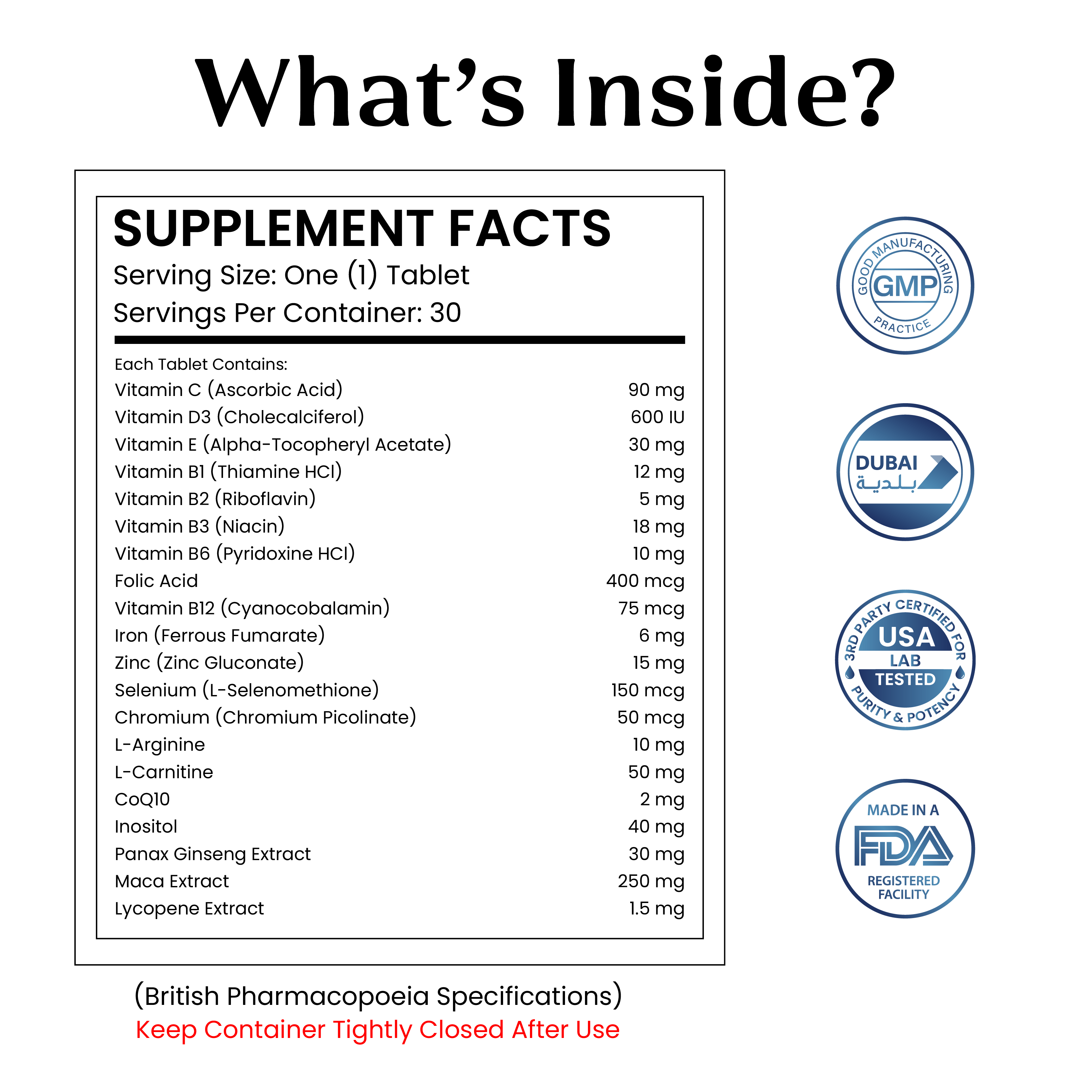 Tryception - Male Fertility Support for Sperm Health – Nutrifactor UAE