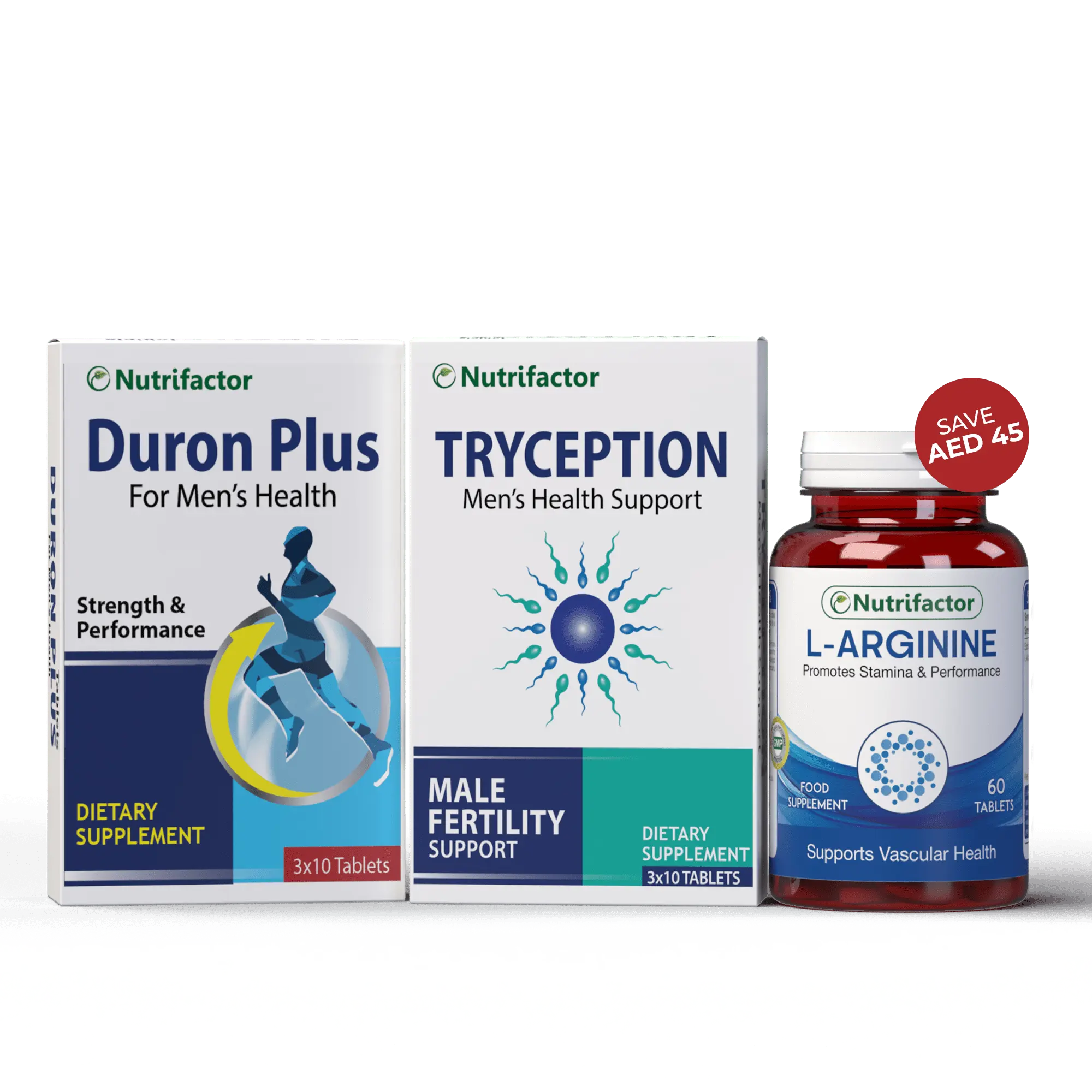 Men's Health Bundle (3x The Man) Nutrifactor UAE