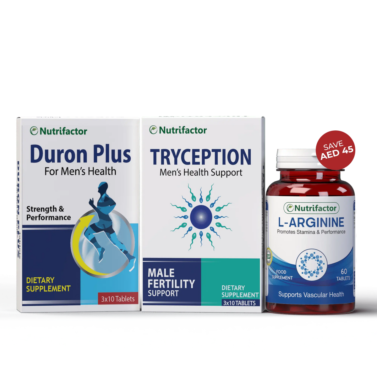 Men's Health Bundle (3x The Man) Nutrifactor UAE