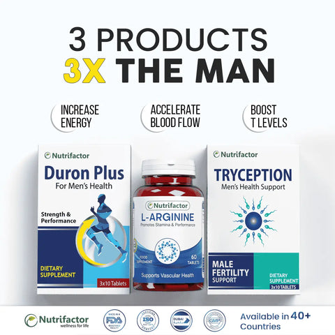 Men's Health Bundle (3x The Man) Nutrifactor UAE