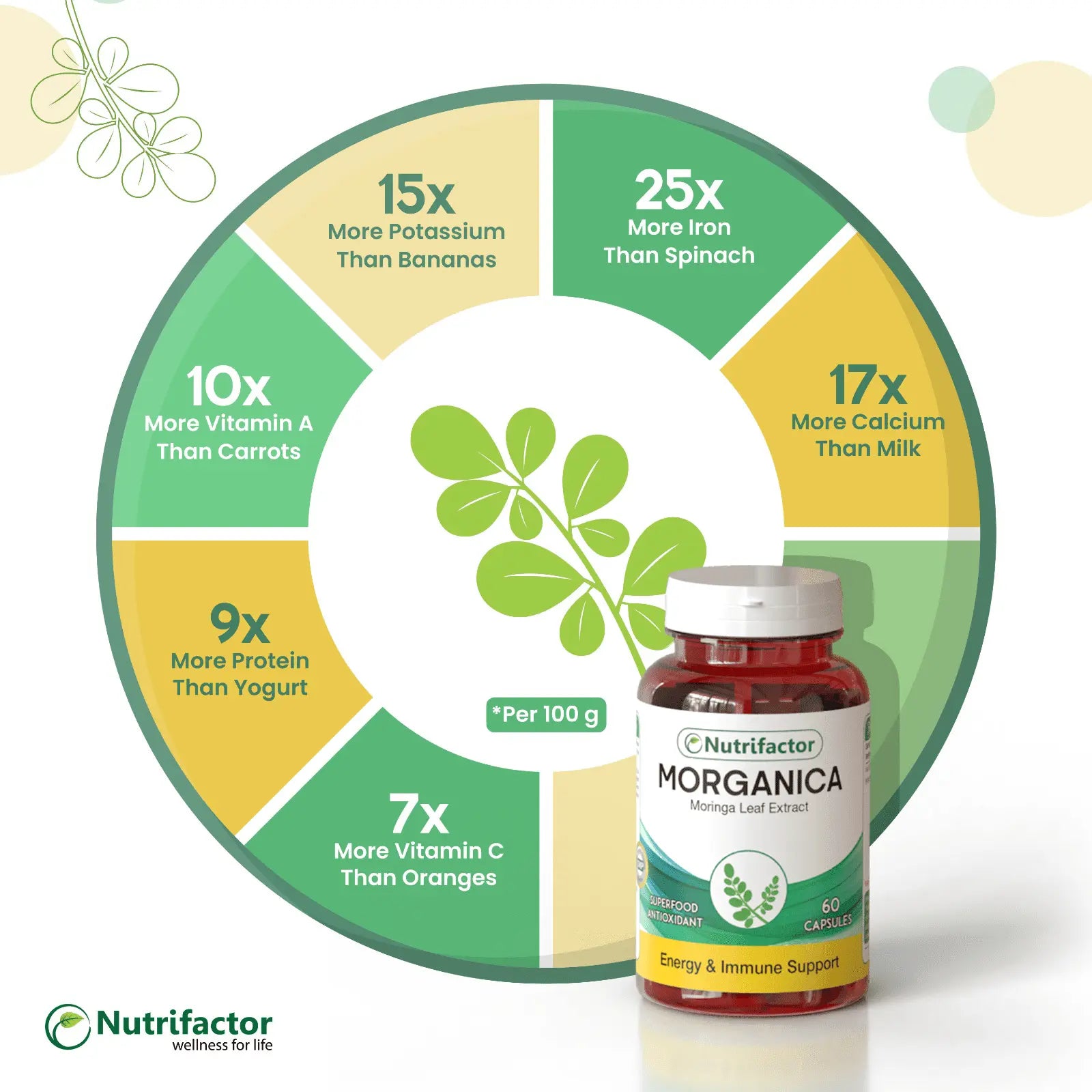 Morganica - Source of Antioxidants & Health Promoting Phytonutrients Nutrifactor UAE