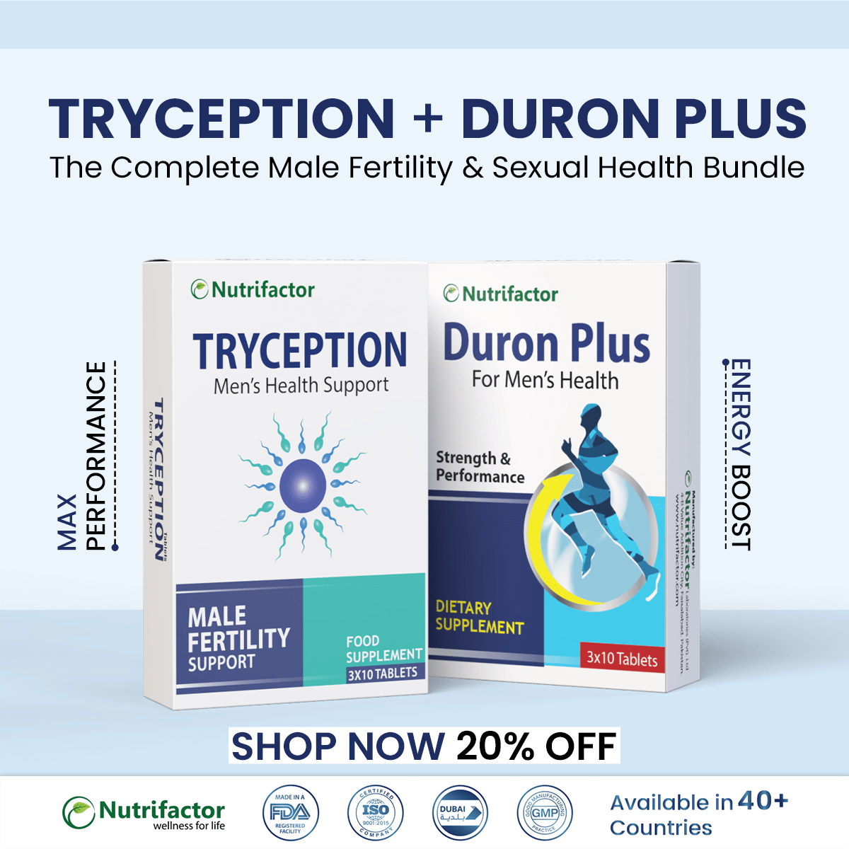 Duron Plus and Tryception | Men Health Combination