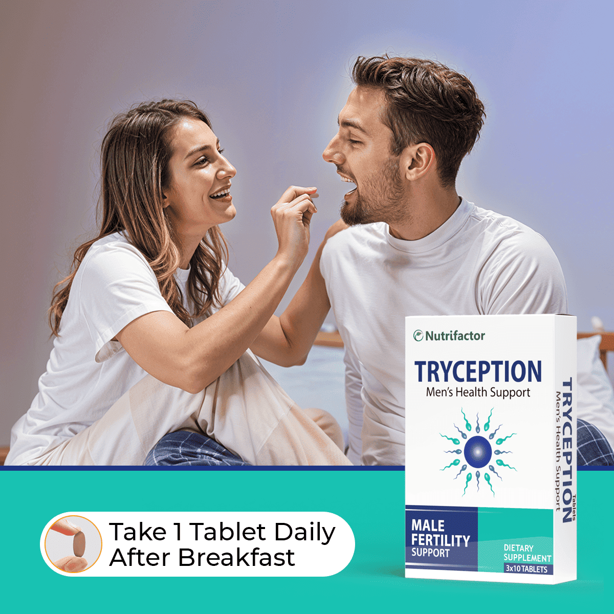 Tryception - Male Fertility Support for Sperm Health – Nutrifactor UAE