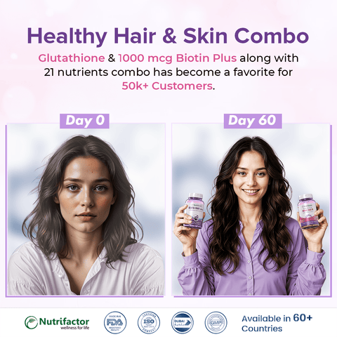 Gluta Fair + Max Hair - Healthy Hair & Skin Combo