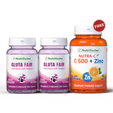 2 Gluta Fair + Free Nutra-C Offer