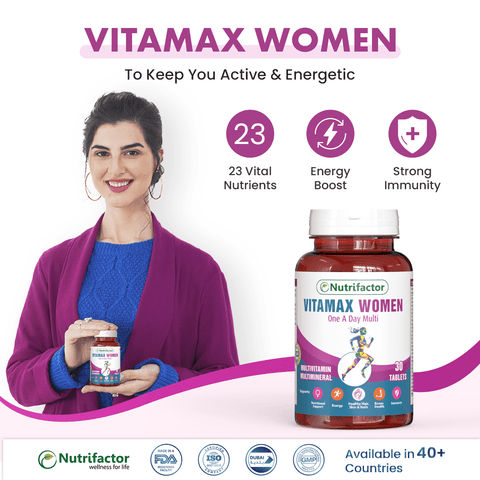 Vitamax Women - Provide over 20 important Vitamins & Minerals