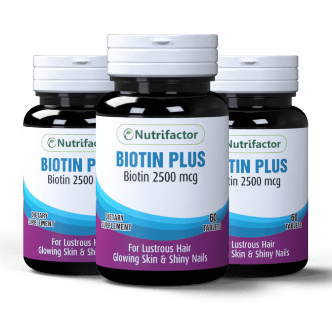 Biozin Plus Biotin Plus | Best Biotin Tablets for Hair Growth | Nutrifactor UAE