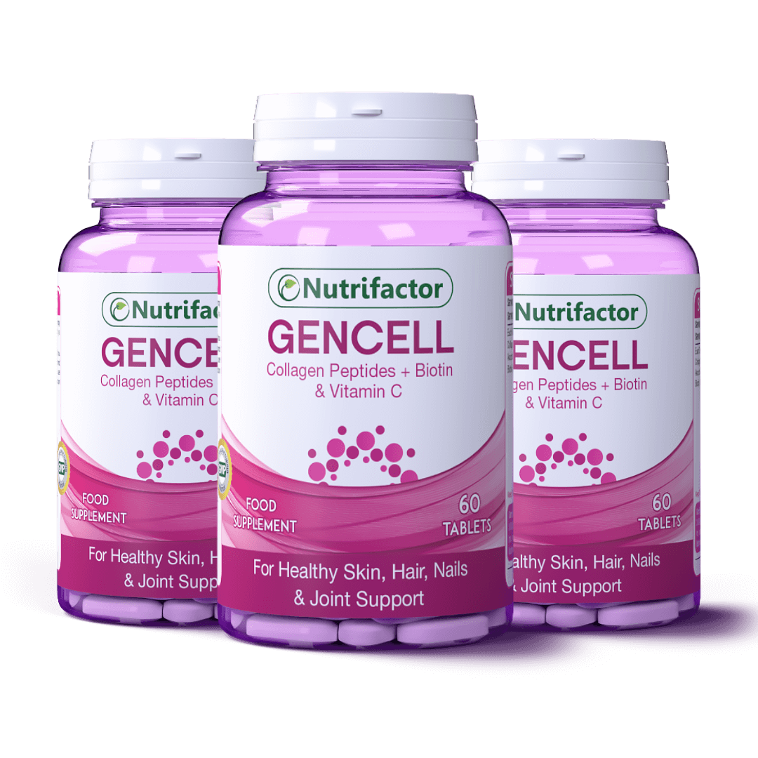 3 Bottles of Gencell offer - Super Collagen Type 1 & 3  With Vitamin C & Biotin