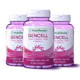 3 Bottles of Gencell offer - Super Collagen Type 1 & 3  With Vitamin C & Biotin